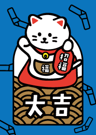 Lucky Cat / DAI-KICHI / Blue ver.
