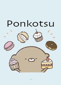 Light Blue : Food Bear Ponkotsu