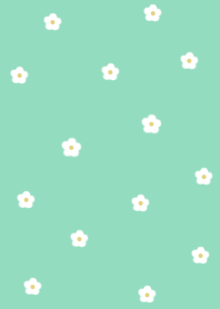 flower pattern =mintgreen=