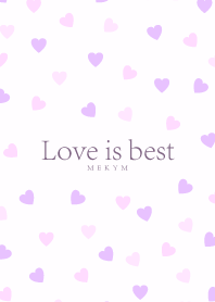 Love is best PURPLE PINK -MEKYM- 2