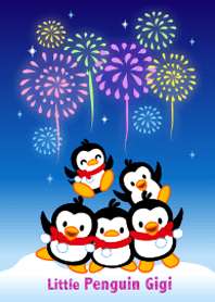 Little Penguin Gigi-Happy fireworks