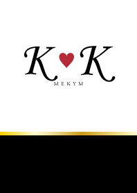 Love Initial K&K イニシャル 9
