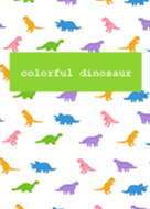 colorful dinosaur /yellowgreen2