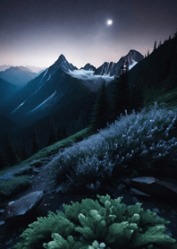 Bright Moon and Dawn 0D9550