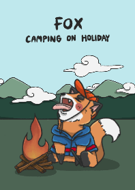 Fox : Camping on holiday