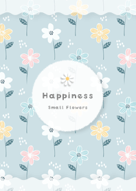 Gray Small Flowers of Happiness 02_2