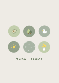 ゆるアイコン/グリーン