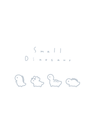 Small Dinosaur(line)/grayblueline WH
