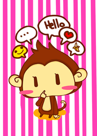 "Pong" the monkey