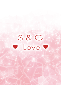 S & G Love Crystal Initial theme