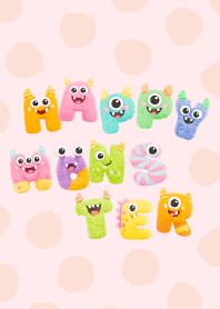 快樂毛毛怪物_粉紅2