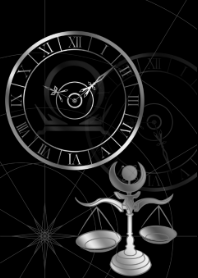 星图、时钟和天秤座