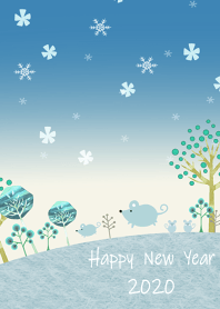 Mouse and Nordic forest.