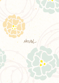 Dull color ripple flower25 from Japan