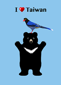 black bear & blue magpie. 1