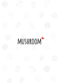 Mushroom*White*