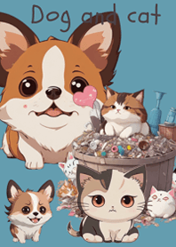 Dog and Cat Fight