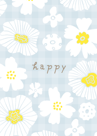 Simple2 Adult White Flowers18 from Japan