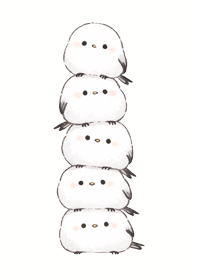 Shimaenaga Dango | Fluffy White Relax#9