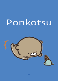 สีฟ้า : หมีฤดูใบไม้ผลิ Ponkotsu 5