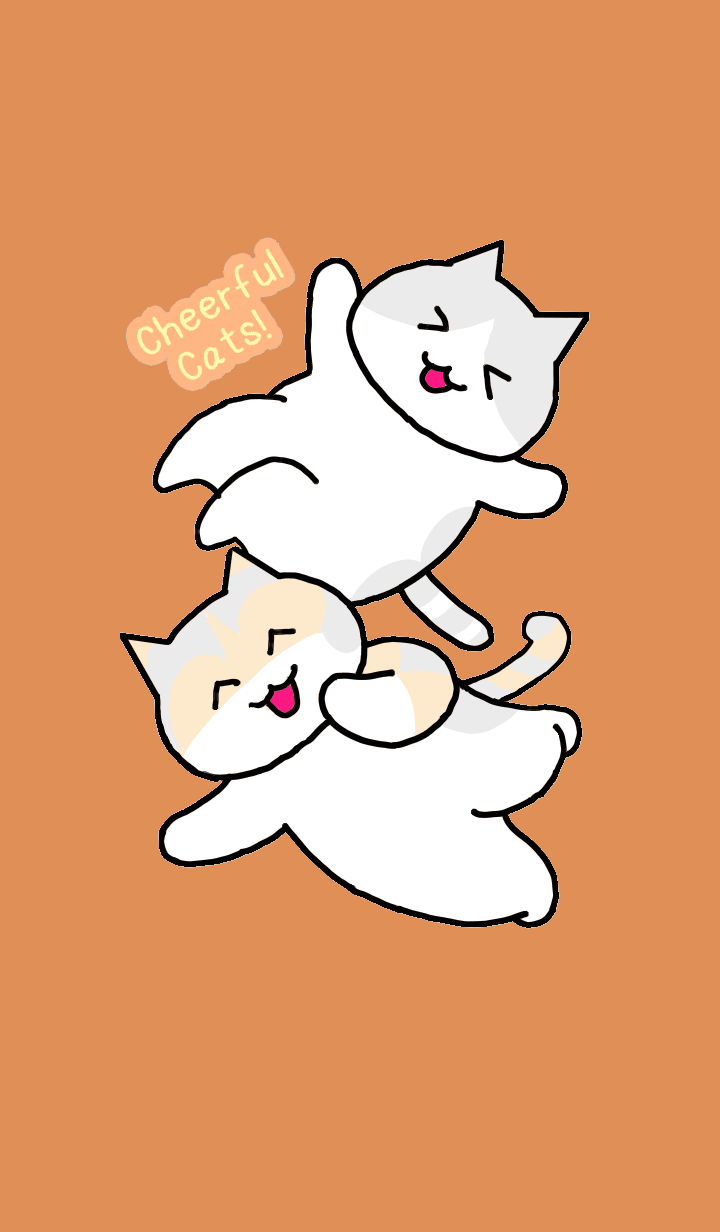 They are cheerful cats