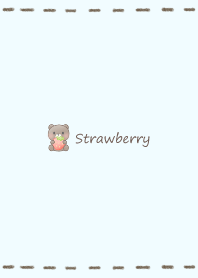 Small Bear and Ichigo -blue-