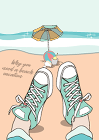 พักร้อนไปทะเลกับเธอรองเท้าคู่ใจ
