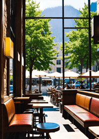Cozy Coffee shop E7b2f6
