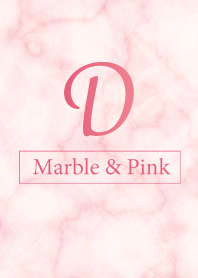 D-Marble&Pink-Initial