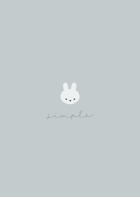 SIMPLE RABBIT - Sky gray -