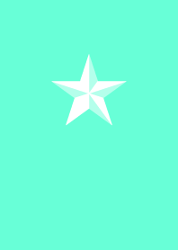 Simple star colorful green WV
