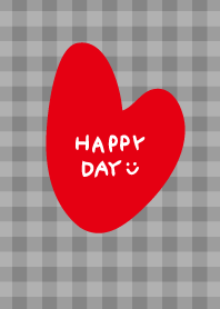 Heart Gingham check10 from Japan