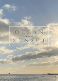 OCEAN and SUNSET 26 -HAWAII-
