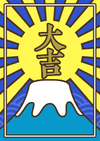 Daikichi Mt. Fuji / Light Blue x Yellow