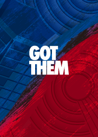 Got Them / スニーカー / 赤青 / リバース