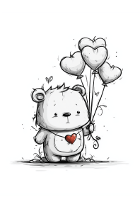 Charcoal Cutie's Big Heart Gift