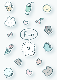 bluegreen Fluffy dogs and friends 04_2