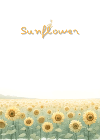 ดอกทานตะวันในวันสดใส