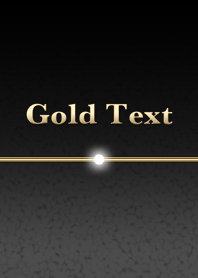 Gold text(black)