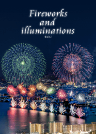 Fireworks and illuminations from Japan