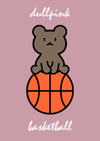 basketball and sitting bear cub DP.