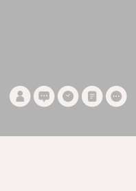 シンプル（beige gray)V.203