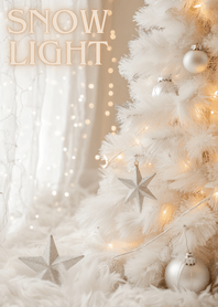 White snow light