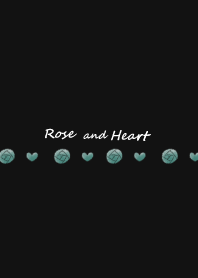 Rose and Heart -green-