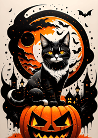 halloween cat b90353