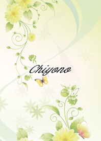 Chiyono Butterflies & flowers