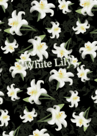 White Lily -Elegant black-
