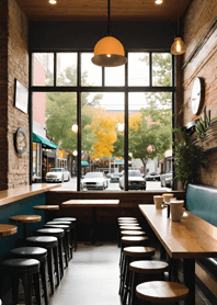 Cozy Coffee shop 6A75d3