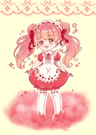 สาวน้อยขนมหวานสีชมพู