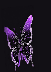 幸運な紫の蝶 - 運気を高める afeJr